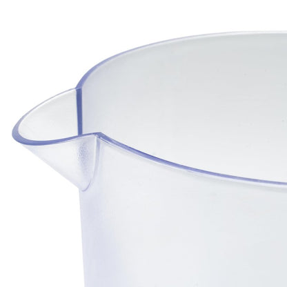 G.E.T. Heavy-Duty 1 Gallon Plastic Pitcher with Lid, Clear, BPA Free