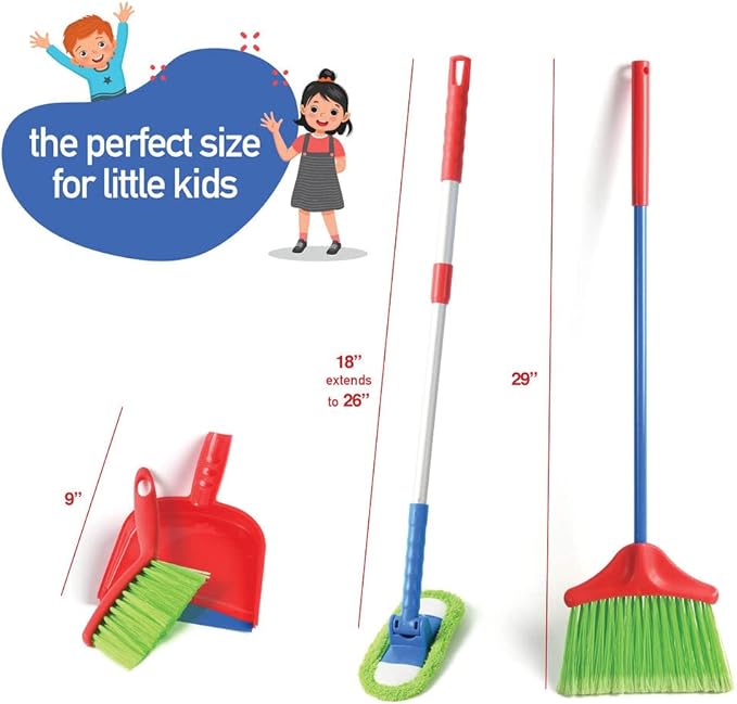 Play22 Kids Cleaning Set 4 Piece
