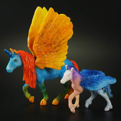 whatstem DIY Painting Unicorn Kit Arts and Crafts Set for Kids or Girls Decorate and Drawing 3D Toys for Children Gift(6 Unicorns)