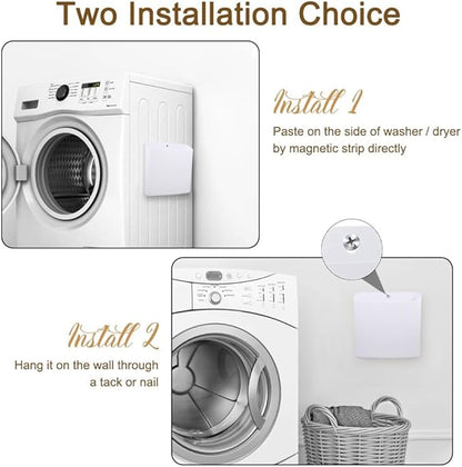 Picowe Magnetic Laundry Storage, Large Lint Holder Bin, Space-Saving Trash