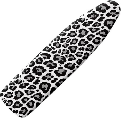 Black White Leopard Ironing Board Cover and Pad 15 X 54 Inch 3D Print Iron