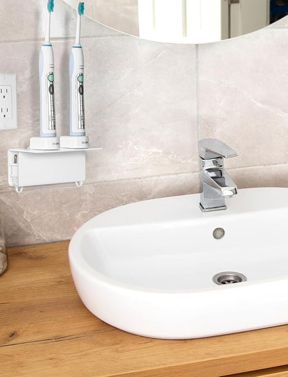 OAPRIRE Electric Toothbrush Holder Wall Mounted, 2 Pack Acrylic Electric