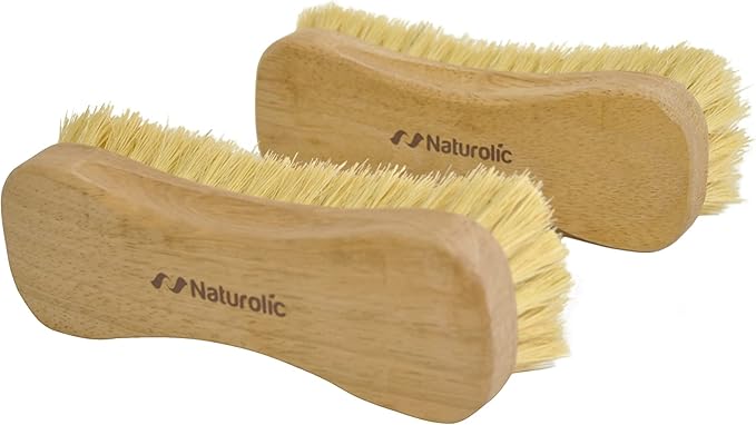 All-Natural Wooden Scrub Brush Set | Eco-Friendly Cleaning Brush Set