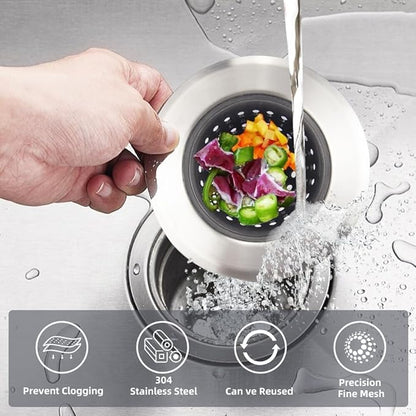 Mi hogar 2 Pack Silicone Sink Strainer