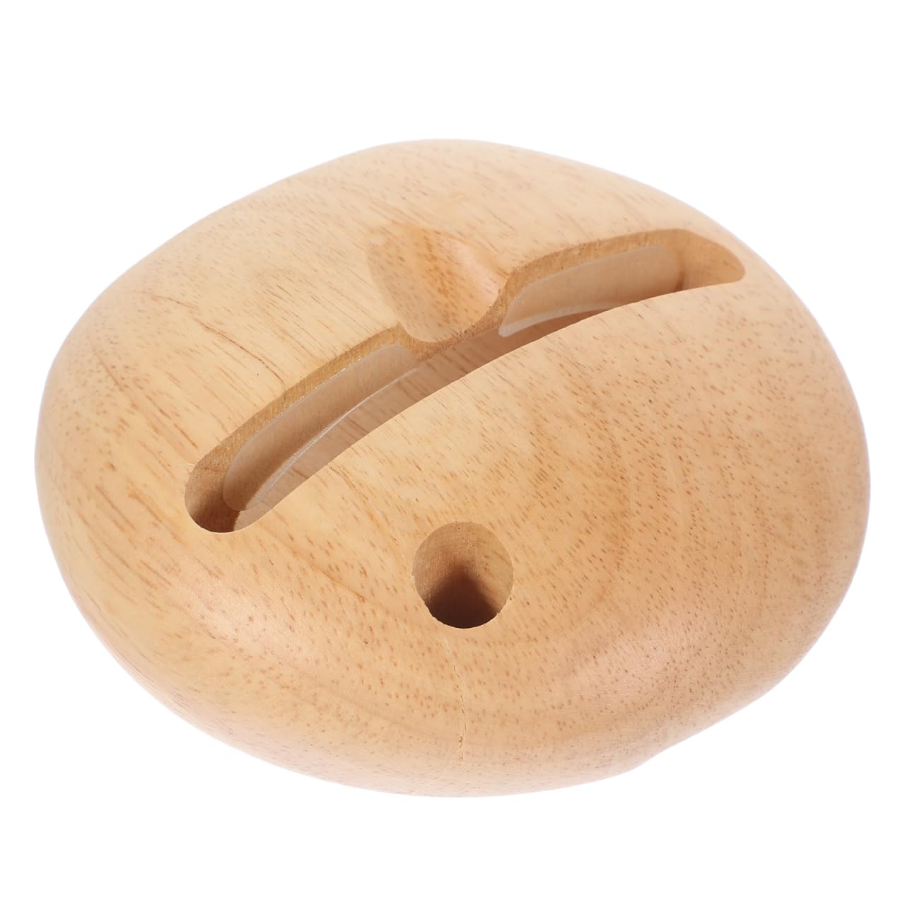 IMIKEYA Sound Amplifying Phone Stand Wooden Cellphone Holder Smartphone Stand Deep Sound Desktop Smartphone Bracket Echo Resonance Principle