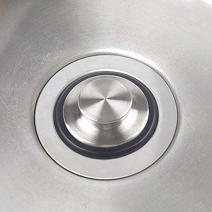 2 PCS Stainless Steel Kitchen Sink Stopper, Large Wide Rim 3.38" Diameter