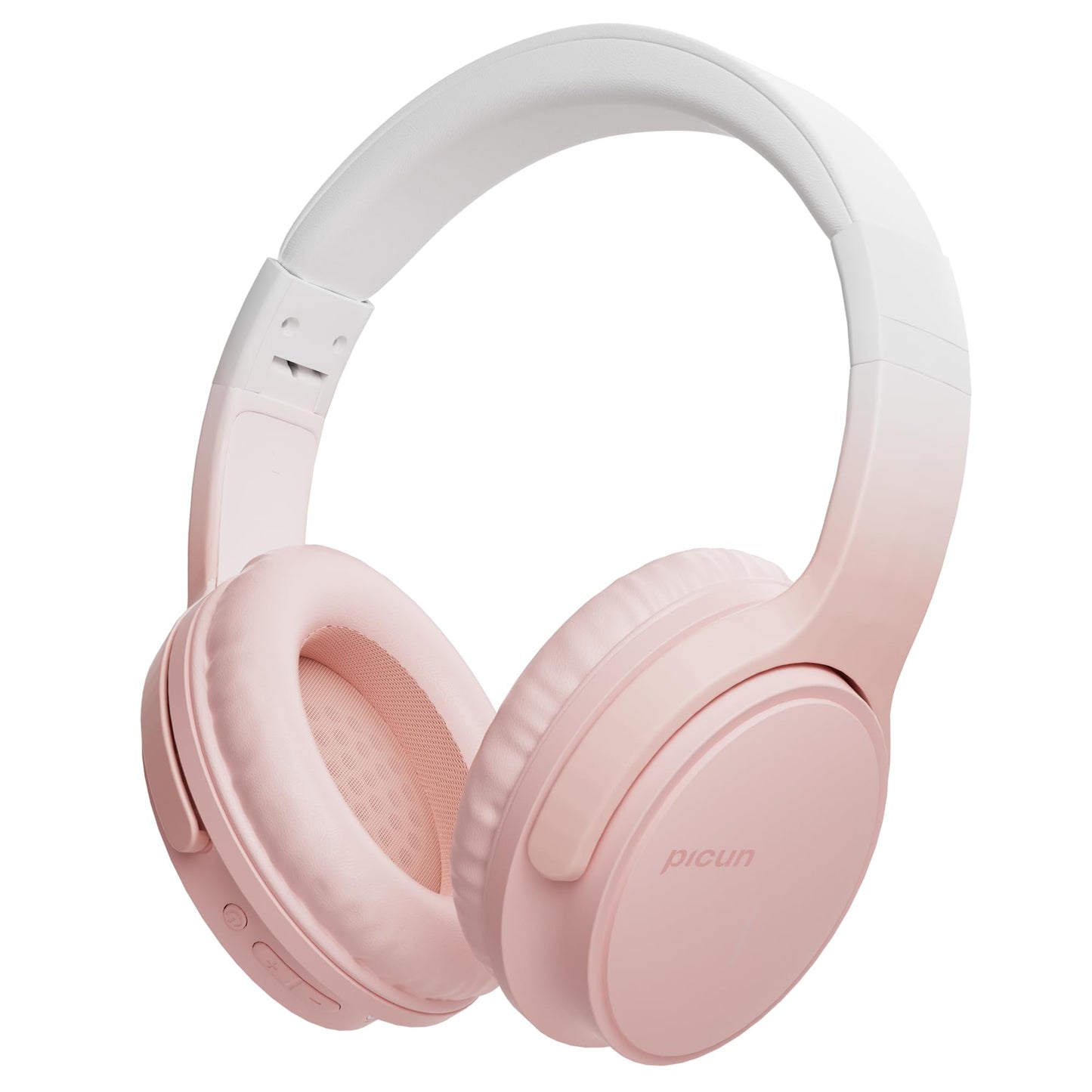 Gankoii Wireless Headphones, Bluetooth Over Ear Headsets with Microphone, Hi-Fi Audio, 60H Playtime, Touch Control, Foldable Lightweight, On-Ear Headphones for Girls Women, Travel, Work,