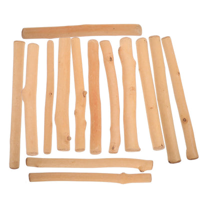 EXCEART Natural Drift Wood Pieces 12Pcs for DIY Crafts Rustic Vase Filler Beach Decor Wedding Table Centerpiece Decoration Wood Branches