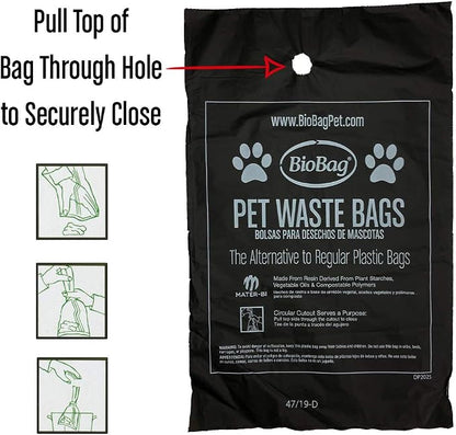 BioBag Compostable Pet Waste Bags, Standard Size, 50 Count (187105-4) (Pack of 4)