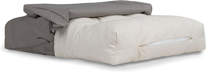 Naturepedic Organic Pet Bed Cover - Washable Waterproof Mattress Protector - Removable Cover for Dog and Cat Bed - Small