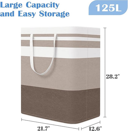 BlissTotes 3-Pack Laundry Basket, Freestanding＆Waterproof Laundry Hamper