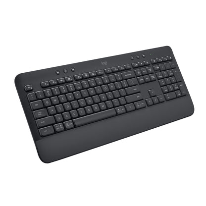 Logitech Signature MK650 Combo for Business, Wireless Mouse and Keyboard, Logi Bolt, Bluetooth, SmartWheel, Globally Certified, Windows/Mac/Chrome/Linux - Graphite