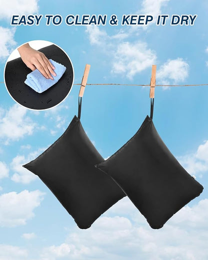 OTraki 2Pcs Large Laundry Bags 24x32 inch Wet Dry Bag Reusable Waterproof Bag