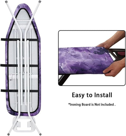 Purple Ironing Board Pad and Cover Standard Ironing Board Cover Scorch and