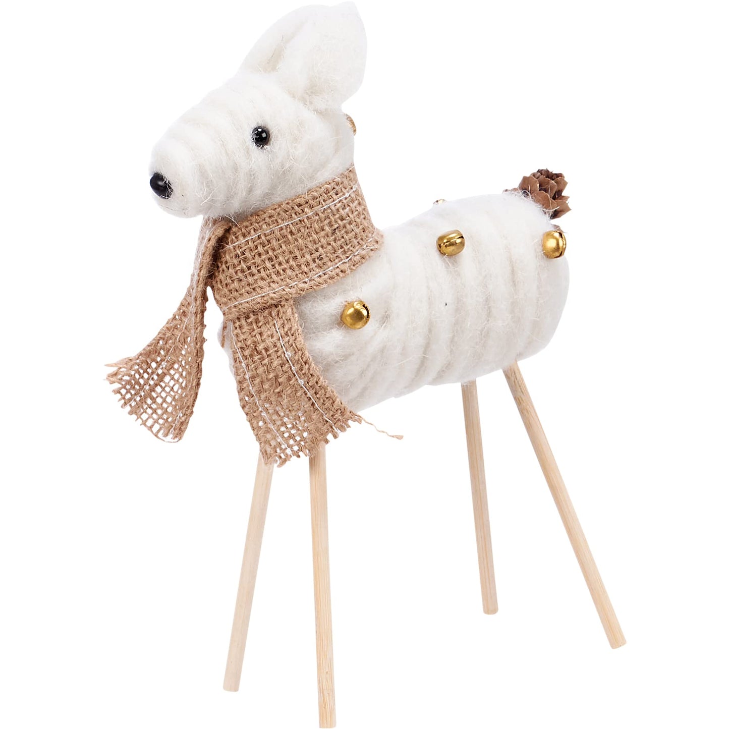 Primitives by Kathy Cream Deer Decorative Sitter Set