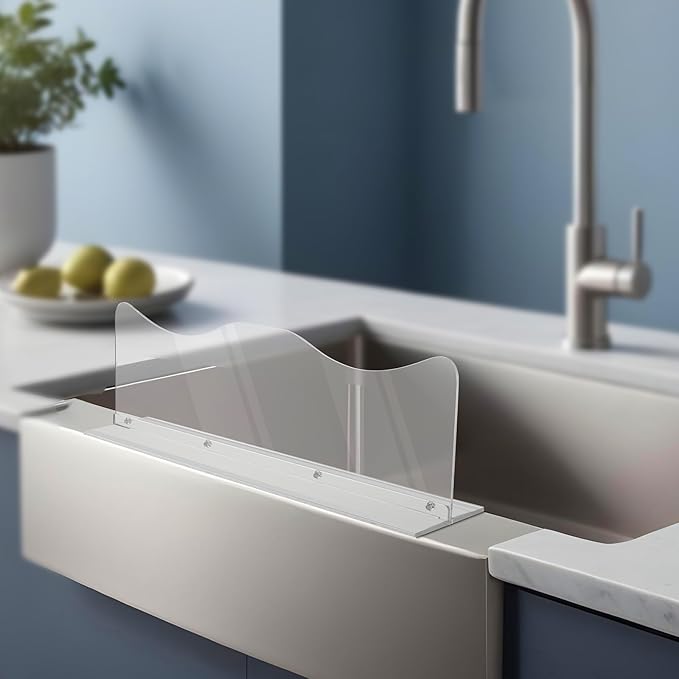 Beautyflier Splash Guard for Kitchen Sink Area Placed, Premium Kitchen Sink