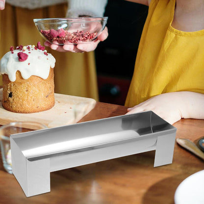 DECHOUS U-Shape Cake Mold: Stainless Steel Bread Baking Mold Bakeware Cranberry Biscuit Cake Mould for Home Kitchen Baking