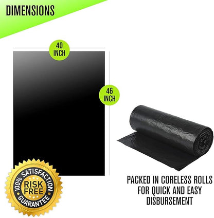 Aluf Plastics 45 Gallon Trash Can Liners