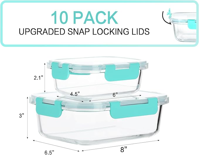 Glass Meal Prep Containers