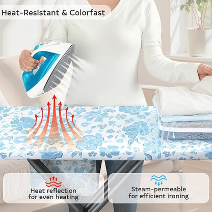 FIOBEE Ironing Board Cover and Pad Extra Thick Iron Board Pad
