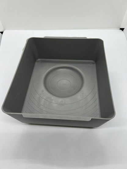 Bird Plastic Nest Nesting Tray Pan Cage Aviary Parakeet Cockatiel Budgie Breeding 20 cm Black