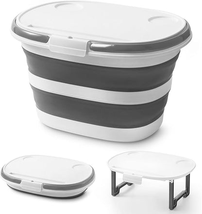 Lesipee Upgraded 16L Collapsible Mop Bucket