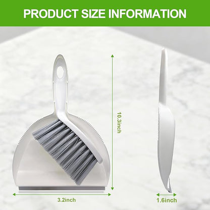 Mini Broom and Dustpan Set, Hand Broom