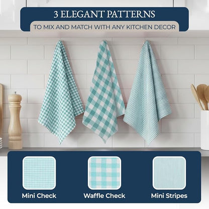 LANE LINEN Kitchen Towels and Dishcloths Sets