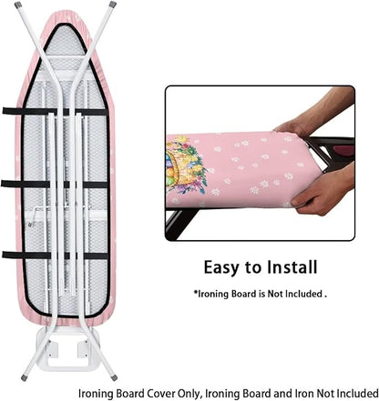 Bunny Easter Day Homes Replacement Ironing Board Cover & Pad, Easter's Rabbit 3