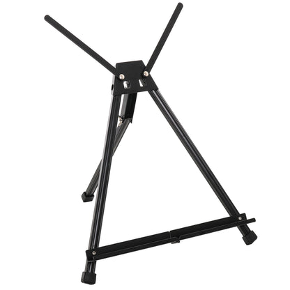 U.S. Art Supply Tabletop Easel for Painting - 15" to 21" Adjustable Metal Painting Easel - Portable Art Easels (Pack of 10) for Display Table Stand - Canvas, Whiteboards, Posters, Signs, Drawings