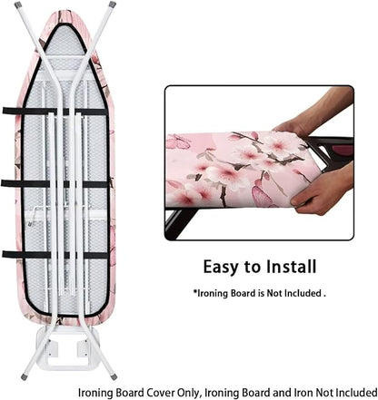 Beauty Cherry Blossom Printed Ironing Board Cover, 15x54 Ironing Board Cover
