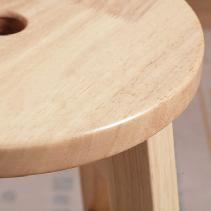 Lestar H18 Wooden Stool, Solid Wood Round Stools