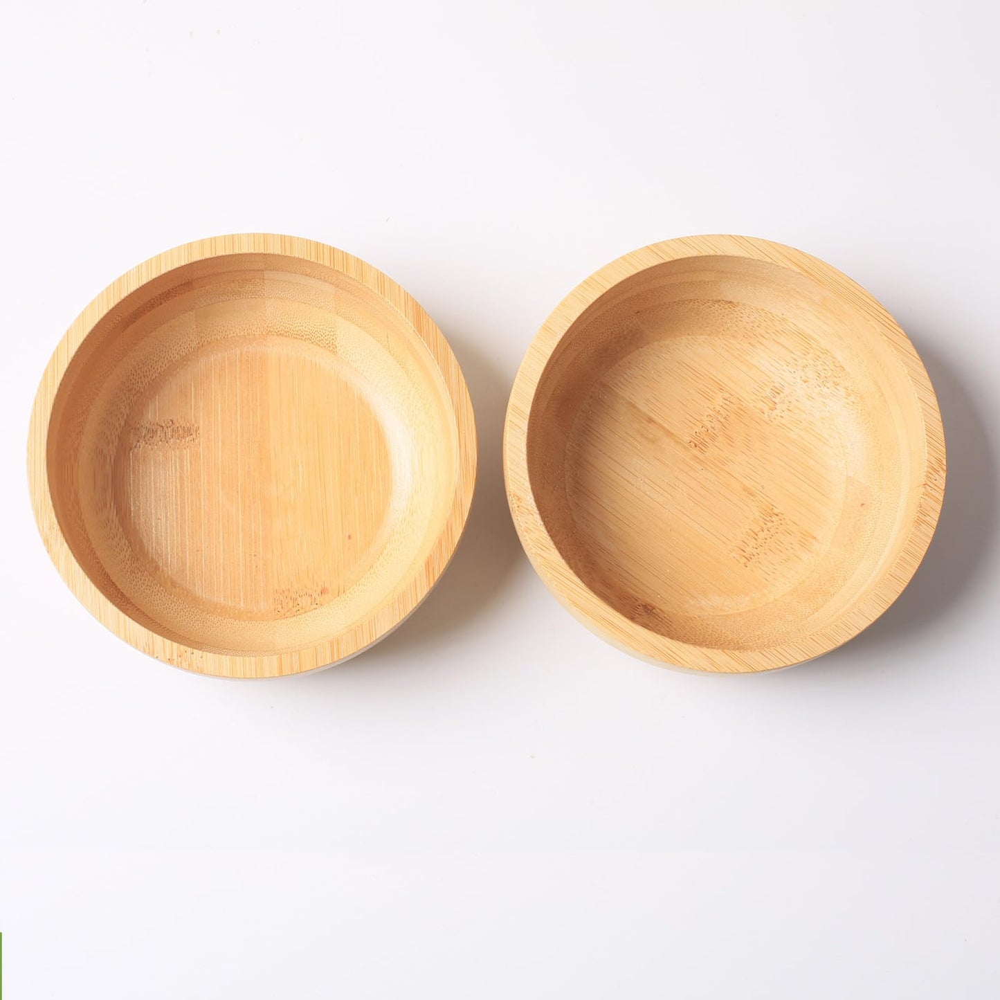 ZTHapwa Soup Bowls Set of 2 for Dessert/Cereal/Pasta/Fruit | Natural Bamboo Serving Bowls for Nuts/Candy/Snacks/Pistachio | Charcuterie Accessories for Dipping/Condiments/Sauce | 15.21 oz Capacity