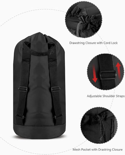 Dalykate Backpack Laundry Bag, Laundry Backpack