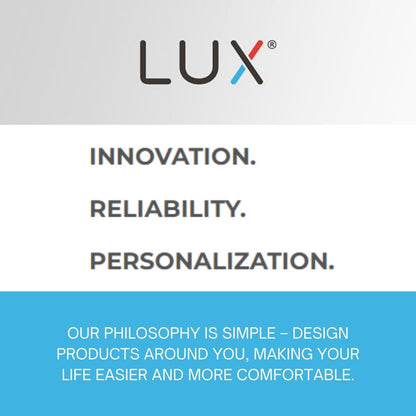 Lux Pro PSD111B Non-Programmable Thermostat for Home Use; 1 Heat, 1 Cool