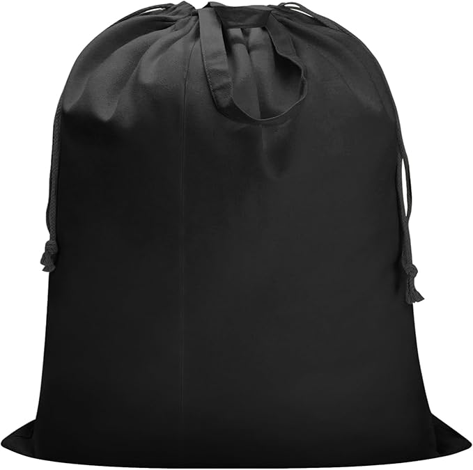 Canvas Laundry Bag 40"W x 35"H, Thick Canvas Laundry Bag