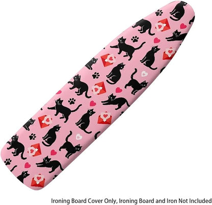Cat Ironing Board Cover Scorch Resistant Padding Elastic Edge Heavy Duty Iron