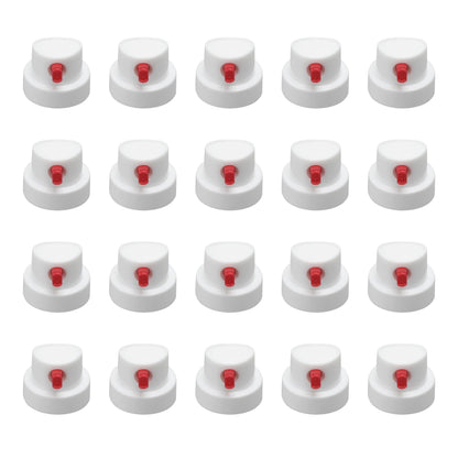 AOQIVIS Montana Cans Flatjet Cap Wide Spray Paint Nozzles for Spray Cans,Pack of 20 Graffiti Art Supplies Montana Caps red