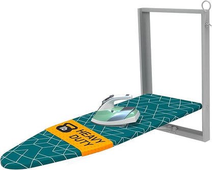 Xabitat Wall Mounted Ironing Board, 36.2" X 12.2" Compact Mount Fold Down Iron