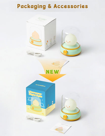 Cute Ghost Campfire Lamp, Halloween Decor,Kids Night Light，Adjustable Dimmable Rechargeable Night Light for Kids, Girls, Boys Gifts,Halloween,Christmas Decorations