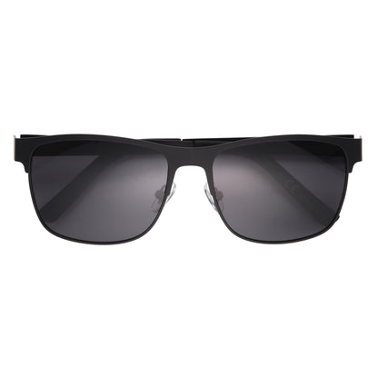 Dockers Men's Colton Sunglasses Polarized Navigator, Black, 57mm