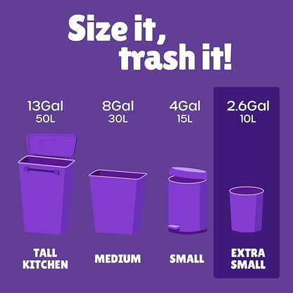 FORID Small Bathroom Trash Bags
