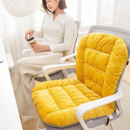 GKWW Desk Chair Cushion Office Chair Cushions with Removable Cover Soft Seat Pad Dorm Seat Pad with Back Support Rocking Chair Cushions,90×50cm