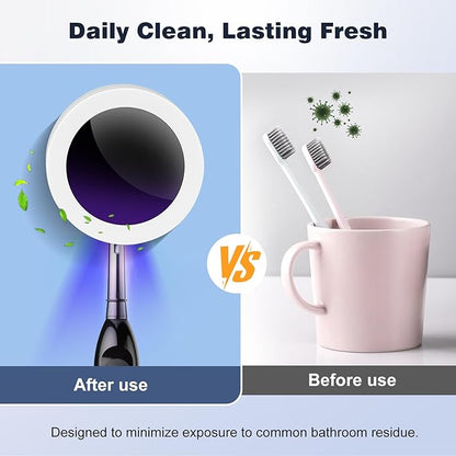 IYE Wall Mounted Electric Toothbrush Holder, Rechargeable Portable Personal