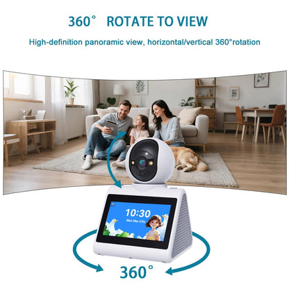 CIAJIE Two Way Video Camera,Dual-band 5G/2.4G Indoor Home Security Cameras,Baby Motion Pet Dog Camera with Phone App,Motion for Elderly/Nanny/Pet/Dog/Baby,Audio Calling Device Pan Til,Motion Detection