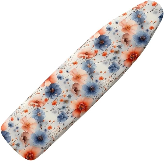 Flowers Ironing Board Cover, Watercolor Art Ironing Board Cover Adjustable