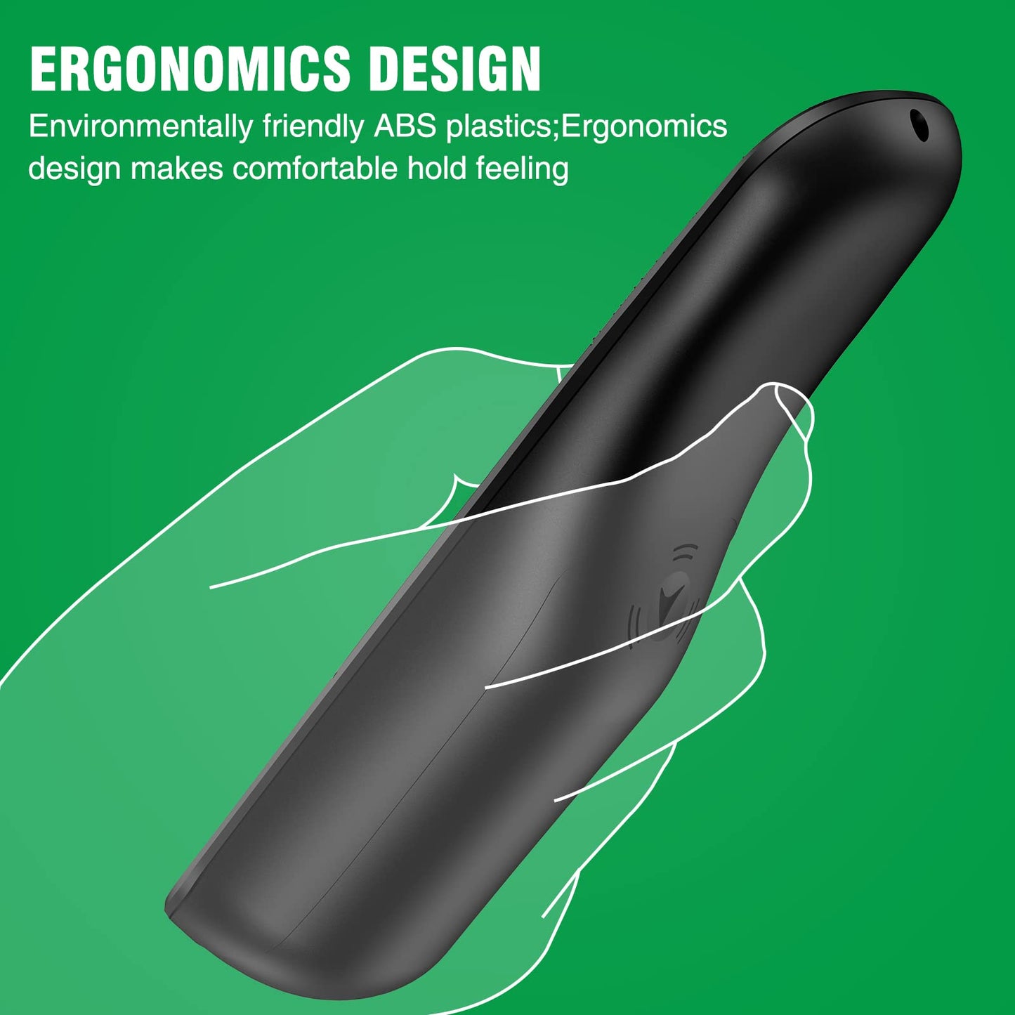 Presentation Clicker Mouse Control with Green Light for PowerPoint Presentations, Wireless Presenter Remote Control Slide Clicker for Classroom Office