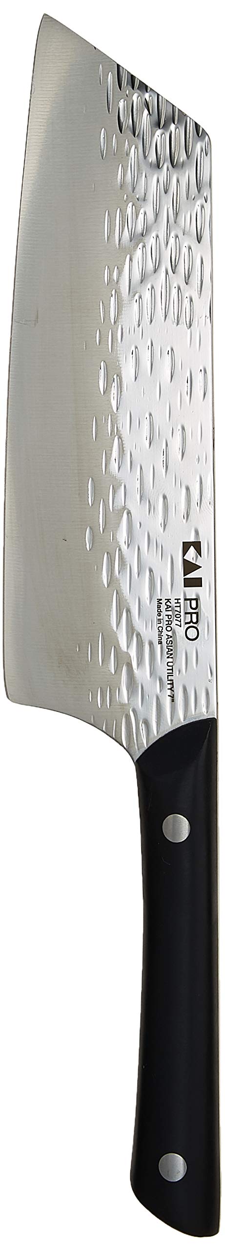 Kai PRO 6" Chef’s Knife, Hand Sharpened Kitchen Knife for Professional and Home Chefs, Japanese AUS6M Stainless Steel Blade, Full-Tang POM Handle, NSF Certified
