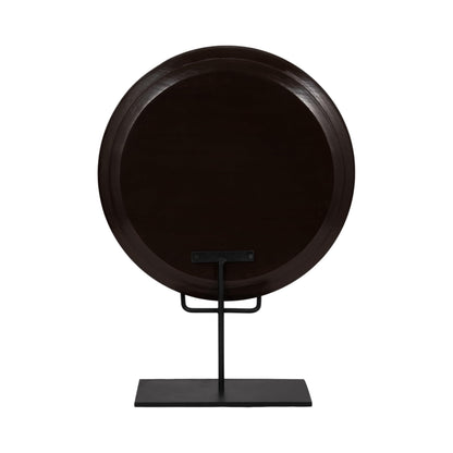 Sagebrook Home Boho Decorative Sculpture - Handcrafted Wood & Metal Artwork - Rustic Tabletop Accent for Home & Office - Stylish Living Room & Bedroom Decor - 24" Brown