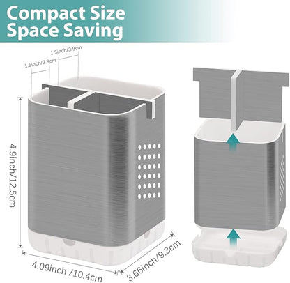 Boperzi Toothbrush Holder Toothpaste Organizer Drainage